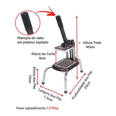 Imagem de Picador Cabrita Cortador de Legumes e Frutas Reforçado - Visalux
