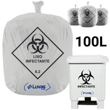 Imagem de Saco de Lixo Hospitalar 100 Litros 100un Dr. Luvas