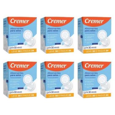 Imagem de Absorvente Cremer Para Seios Kit Com 6 - Leve 30 Pague 24 Unidades Cad