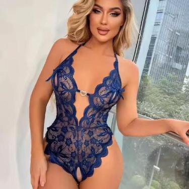 Imagem de Lingerie feminina sexy - V aberto profundo, peça única - Master