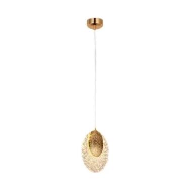 Imagem de 2 Luminária Pendente Led Moderno Meia Lua