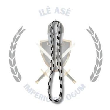 Imagem de Guia de missanga chinesa -branco/preto - Não tem