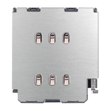 Imagem de Risidamoy Substituição de leitor de cartão SIM único para iPhone 15 Pro Max adaptador de slot de cartão SIM cabo flexível de substituição de reparo de telefone celular para iPhone 15promax A2849 A3105
