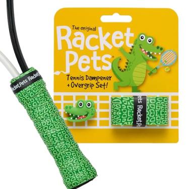 Imagem de Fita Overgrip de tênis e amortecimento de absorção de choque combinando para raquete de tênis (jacaré)