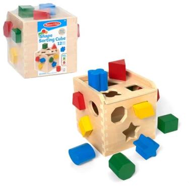 Imagem de SUNNY, Melissa & Doug, Cubo Quebra Cabeça Formas Geométricas, Acima de 3 anos