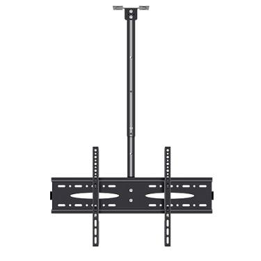 Imagem de Suporte de parede para TV, suporte de TV de parede ajustável, suporte de teto para TV, suporte de teto de TV LCD ajustável para TVs de tela plana de 40 a 75 polegadas, peso máximo de 50 kg