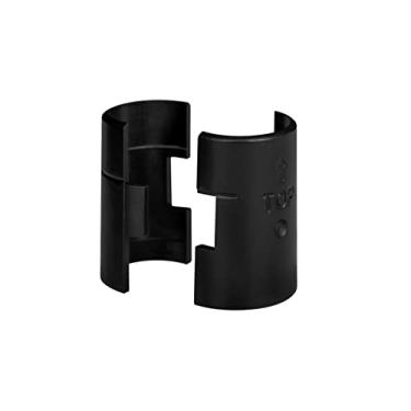 Imagem de DuraSteel Clipes de trava de prateleira de arame / mangas para prateleiras – Compatível com Thunder Group, Alera, Honey Can Do, Eagle, Regency, Metro e mais – Para postes de 2,54 cm, plástico, preto, pacote com 8 peças