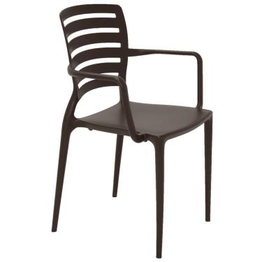 Imagem de Cadeira Tramontina Sofia E Braços Marrom