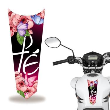 Imagem de Adesivo Faixa Gravata Tanque Moto Cg 160 125 Titan Fan Rosa 2