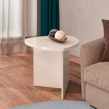 Imagem de Mesa De Centro Delta Com Tampo De 60x58 Cm Artely Off White