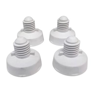 Imagem de Kit 4 Pés Nivelador Lavadora Electrolux Ltd09 Ltd11 Lte12