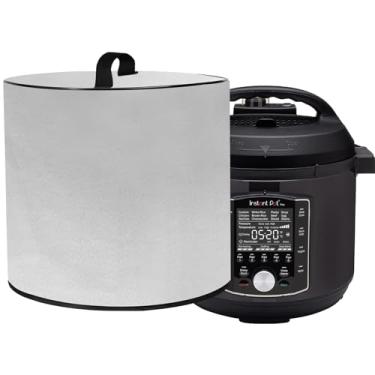 Imagem de CouldyCasi Capa Protetora Contra Poeira Com Panela Instantânea De 8 Litros, Resistente À Prova D'Água Para Pressão Pot Pro (8 Litros) 10 Em 1/Instant Duo Plus, 1 Litro (Cinza)