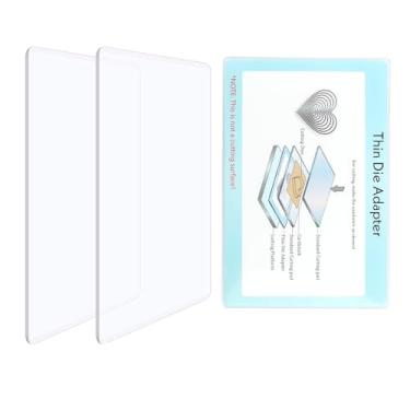 Imagem de BAOFALI 3 Peças/Conjunto De Almofadas Corte Padrão E Adaptador Matriz Fina Para Máquina; Placas Policarbonato Transparente Scrapbooking Faça Você Mesmo, Artesanato Em Papel