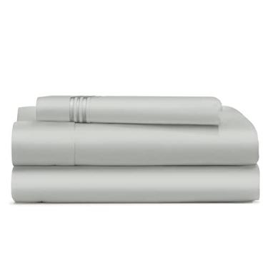 Imagem de Cosy House Collection Conjunto De Lençóis Everyday Série 1500 - Roupa Cama Luxo Para Hotéis, Ultramacia E Refrescante, Resistente A Rugas, Manchas Desbotamento, 3 Peças (Twin, Cinza Claro)