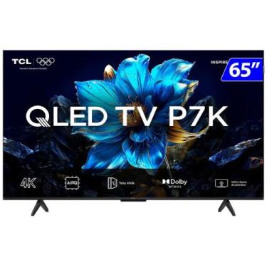 Imagem de Smart TV TCL QLED 65 Polegadas 4K Wi-Fi Android TV 65P7K - Semp Tcl