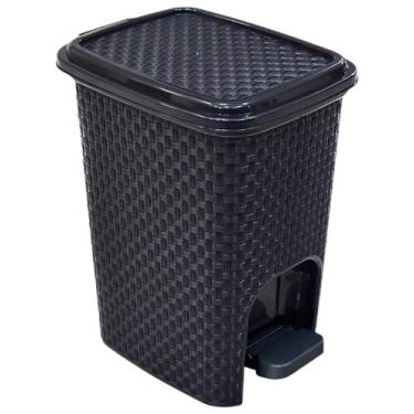 Imagem de Lixeira Pratica Cesto De Lixo Com Pedal para Limpeza e Organização - A