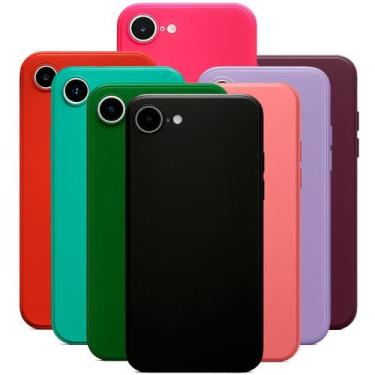 Imagem de Capa Capinha Aveludada Anti Impacto Para iPhone 16e - GR Global Revolu