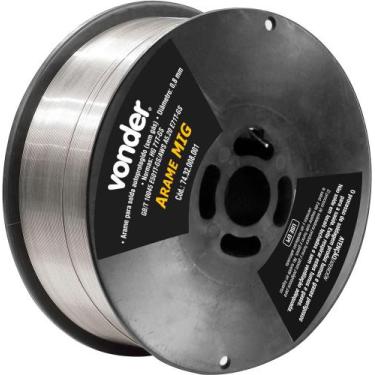 Imagem de Arame mig 0,8mm 1kg sem gás para mm150 - Vonder