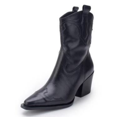 Imagem de Bota Feminina Country Western Couro Natália Toscano Lia Line-Feminino