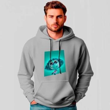 Imagem de Moletom Canguru Estampado Inveja Divertidamente REF1045-Unissex