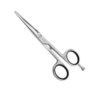 Imagem de Tesoura para Barbeiro com Descanso Fio Navalha 13 Cm - Mundial