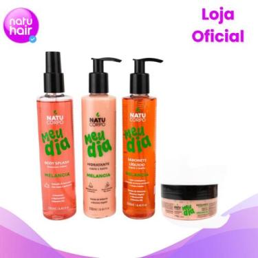 Imagem de Kit Melancia Natucorpo Completo - Body Splash 250ml + Hidratante 250ml