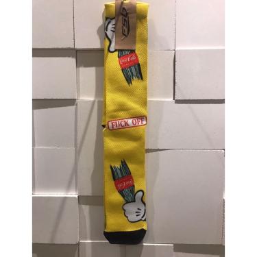 Imagem de Meias Divertidas Hype Cano Alto dryfit/academia/crossfit/ciclismo Coca Retro