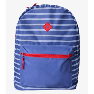 Imagem de Mochila Feminina Listrada Clio Azul, UN, Azul