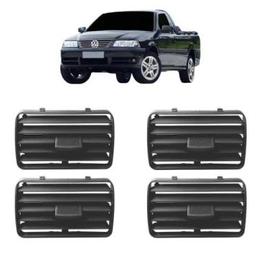 Imagem de 4 Peças Grade Difusor Saída Ar Console Painel Central Saveiro Crossove