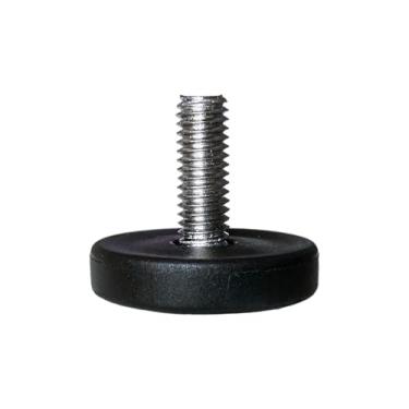 Imagem de SINGTAN Niveladores de móveis de base de 3,8 cm, parafuso #304 de aço inoxidável 3/8-16 - pacote com 8 | pé de ajuste resistente | Pernas de móveis ajustáveis de 2,5 cm, niveladores de mesa. Perfil