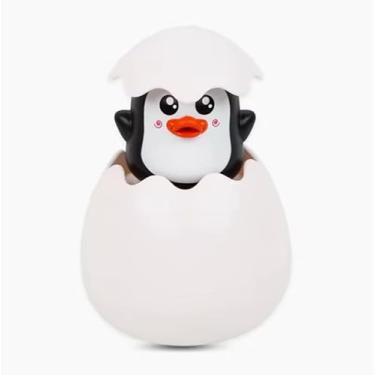 Imagem de Brinquedo de Banho Pinguim com Chuveirinho – Pinguim no Ovo, Cascata de Água, Educativo, Seguro e Divertido para Bebês e Crianças Pequenas