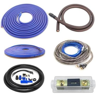 Imagem de Kit de fiação de amplificador Zhevrax 4 Gauge 100% cobre OFC 2000W