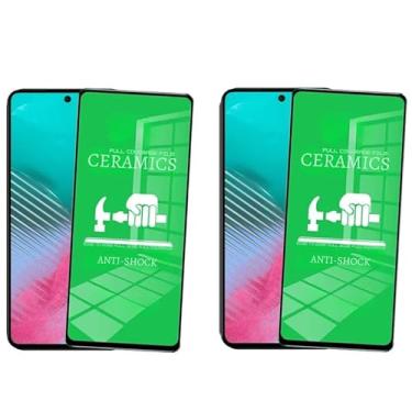 Imagem de 2 Películas Protetor de Tela Cerâmica Anti Risco e Impacto Para Samsung Galaxy M54 Nâo Quebra