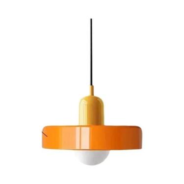 Imagem de Luminária Pendente De Vidro Nórdico Retrô E27 Led Lustre Para Sala De 