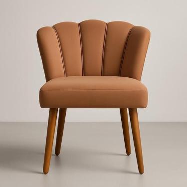 Imagem de Cadeira Poltrona Pétala Sala Estar Penteadeira e Salão - Platinum Deco