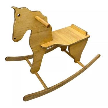 Imagem de Balanço Cavalo Cavalinho De Madeira Infantil CM2123 - Color Mobile