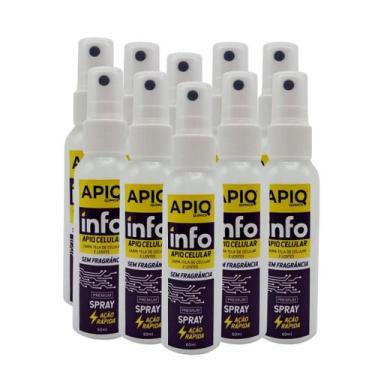 Imagem de Spray Limpador de celular 60ml Sem Fragrância Kit Com 10 Peças Atacado