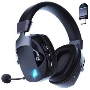 Imagem de Headset Gamer Sem Fio Acinaci, Bluetooth, 2.4g, Usb, 3.5mm