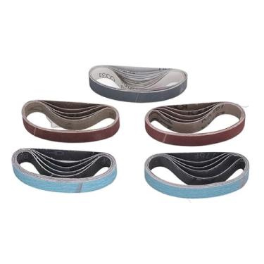 Imagem de Cintos de Lixa Sortimento Afiador de Faca Conjunto de Cinto de Lixa 80 120 240 400 800 1000 Cintos Abrasivos de Grão para Remoção, Carpintaria (3/4 pol. 12 pol.)
