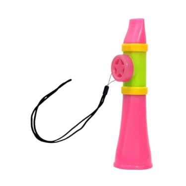 Imagem de YIJU Kazoo Toy Profissional Único Bom Companheiro com Cordão Presente Boca Flauta para Guitarra Teclado Iniciante Todas as Idades, Rosa