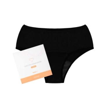 Imagem de Calcinha Absorvente Inciclo Básica Conquista - Preto, PP