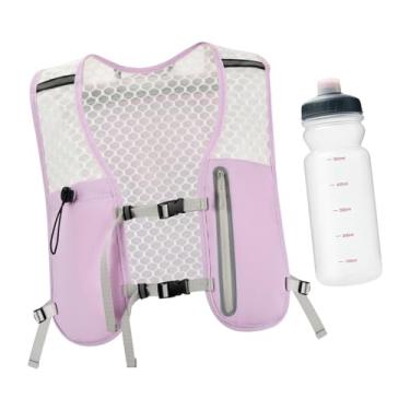 Imagem de simhoa Colete de hidratação Mochila para corrida Mochila para caminhada Bolsa esportiva para corrida, Roxo