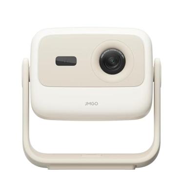 Imagem de JMGO N1S Nano Projetor Inteligente, Google TV com Netflix Oficial, Suporte 4K, 460 Lumens ISO, Suporte Gimbal, 180", Correção Automática, Alto-falantes 10W, Portátil para Cinema em Casa e Externo