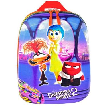 Imagem de Mochila Divertidamente 2 Sala De Controle Infantil Escolar Bolsa De Co
