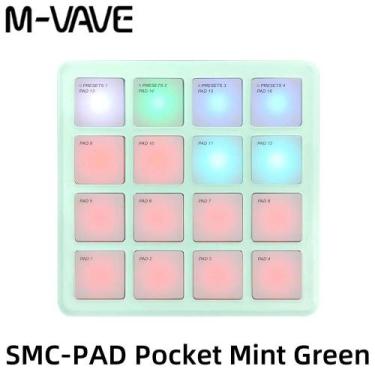 Imagem de Controlador MIDI Sem Fio Portátil M-VAVE SMC-PAD Teclado De Percussão 