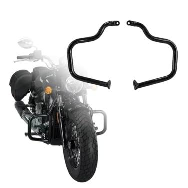 Imagem de TiCoast Protetor de motor, barra de colisão traseira de motocicleta para Indian Scout Bobber Classic Limited 2025, amortecedor de motocicleta, preto