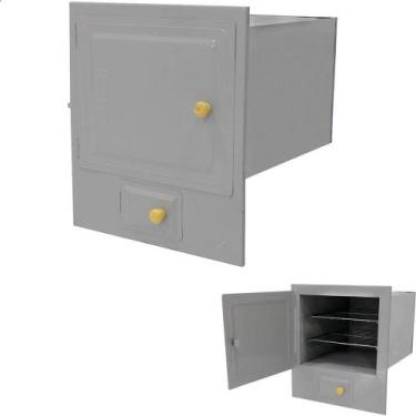 Imagem de Forno Para Fogão A Lenha Nº 4 Com Cinzeiro Cinza - Nossa Kasa