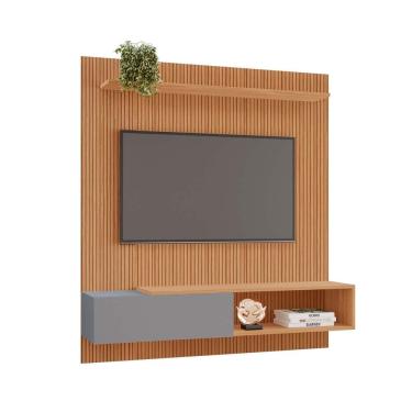 Imagem de Painel Yasmin 100% MDF Tuboarte 1 Porta Basculante p/ TVs de Até 55 Polegadas