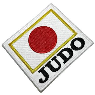 Imagem de Judô bandeira Japão patch bordado passar a ferro ou costurar - BR44