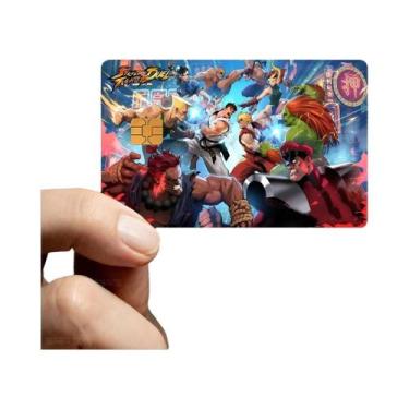 Imagem de Street Fighter Poker Adesivo Filme Fita À Prova D'água Para Cartão De 